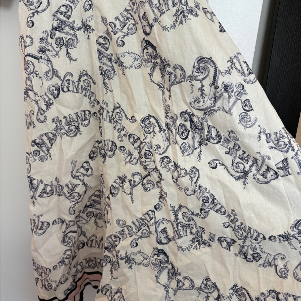 NWT Zimmermann Elegant Cream and Blue Women's Dress - Picture 3 of 5